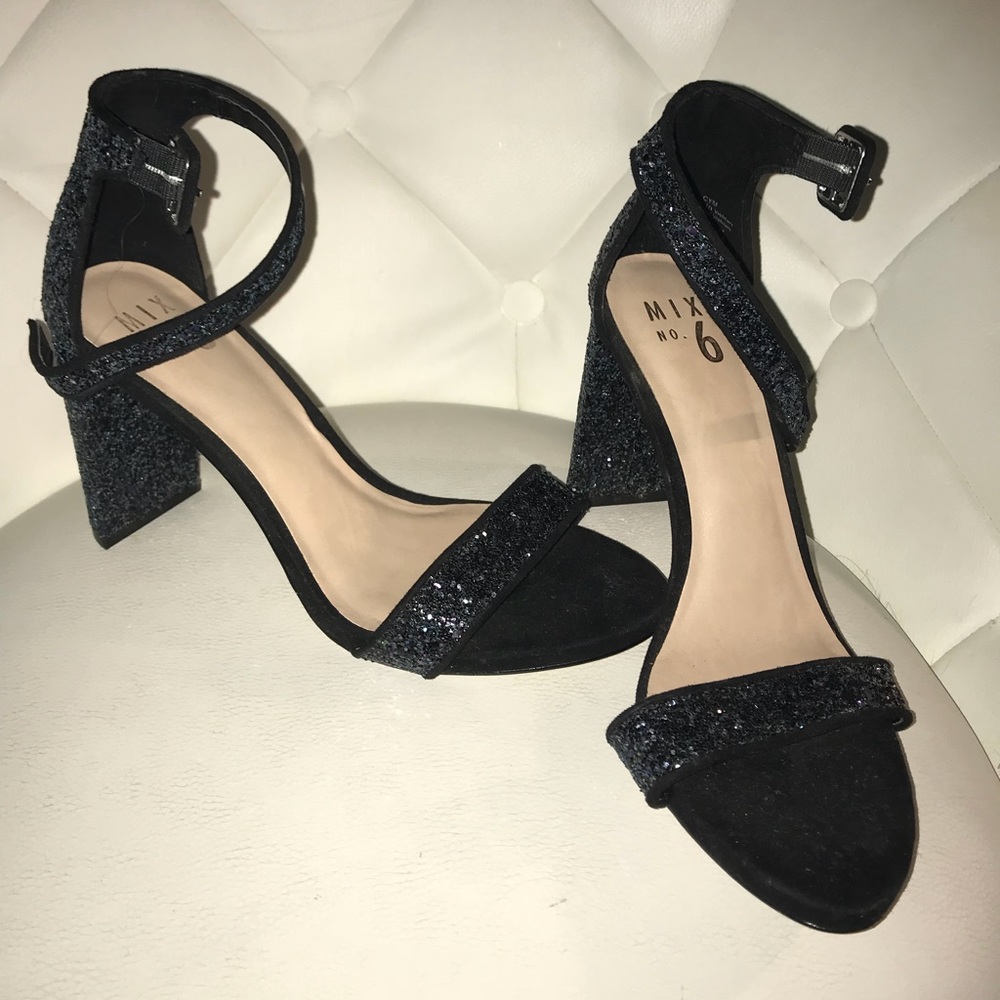 Sparkly high heels